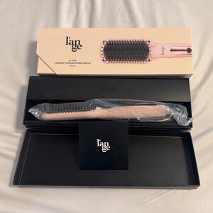 L'ange Pink Ceramic Straightening Brush
